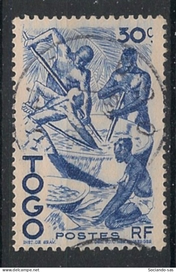 TOGO - 1947 - N°YT. 237 - Manioc 30c Bleu - Oblitéré / Used - Usados