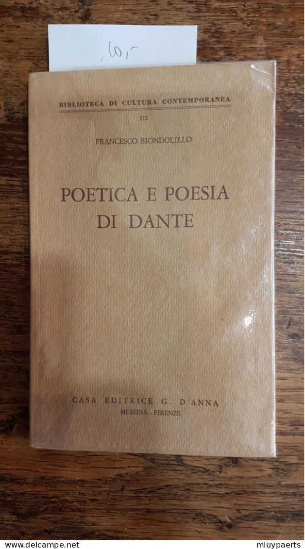 Un lot de 16 livres anciens en italien : thème « DANTE »  Vendo lotto di 16 vecchi libri in italiano sul tema “DANTE”