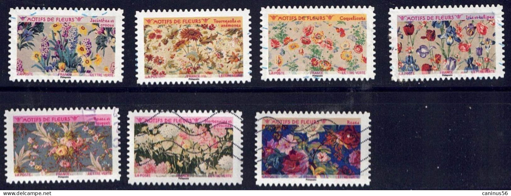 2021 Yt AA 1990 1992 1993 1994 1996 1999 2000 (o) Motifs De Fleurs  7 Visuels - Gebraucht