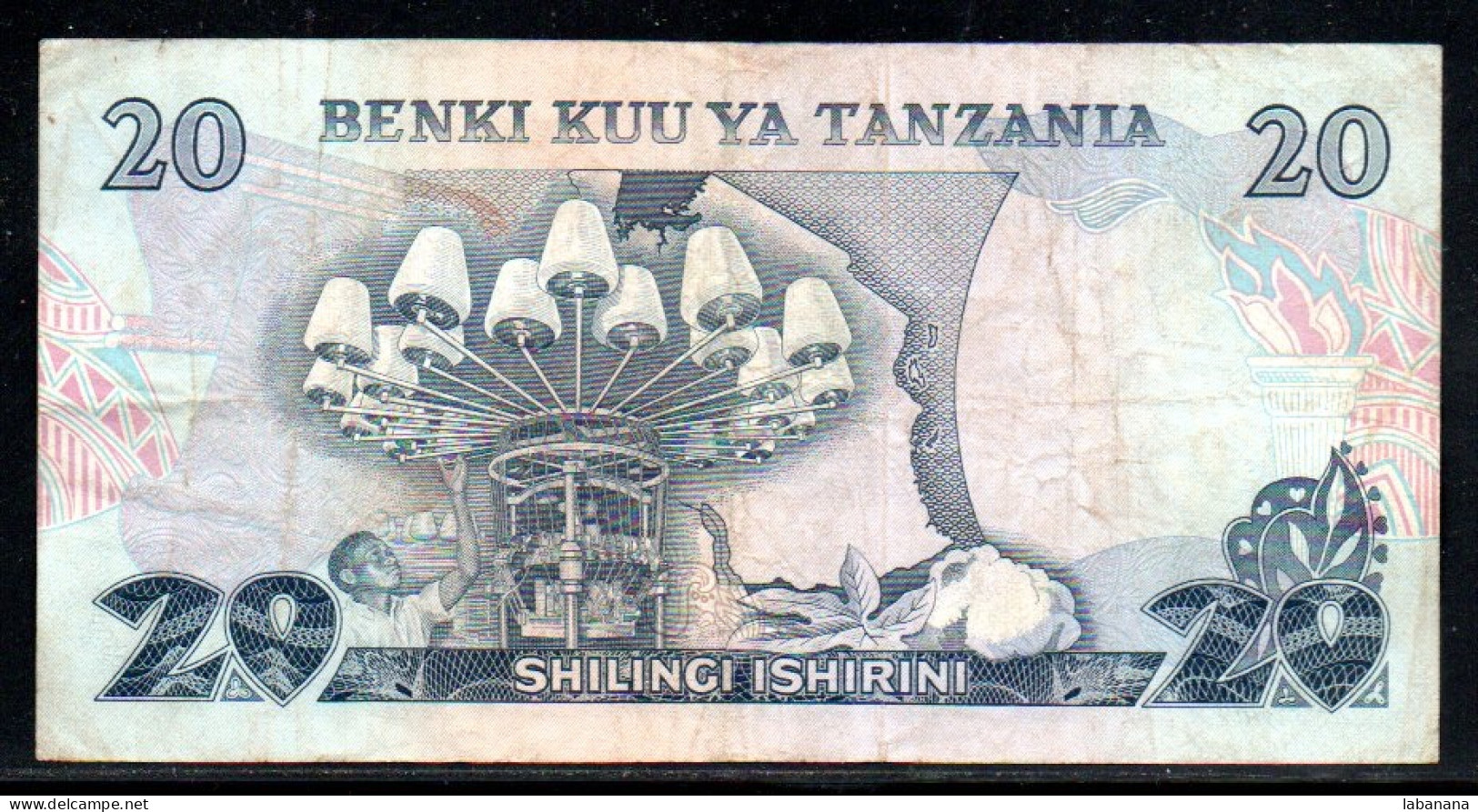 329-Tanzanie 20 Shilingi 1978 X122 Sig.5 - Tanzania