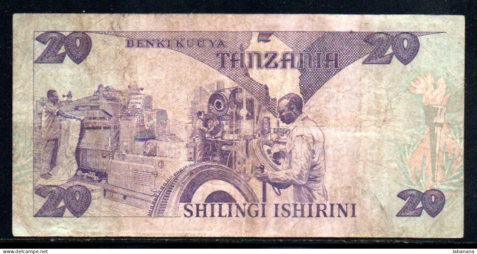 329-Tanzanie 20 Shilingi 1985 BU819 - Tanzania