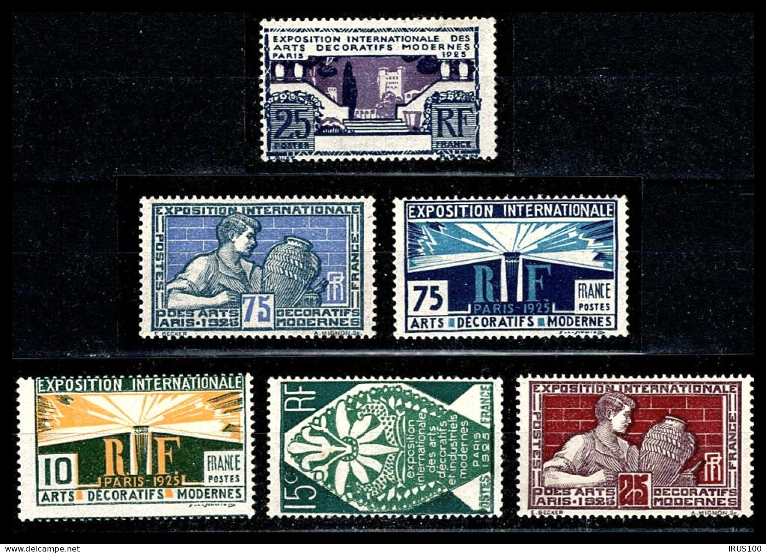 FRANCE 1924 /1925 - Yvert N° 210/215 - NEUF MNH ** - Unused Stamps