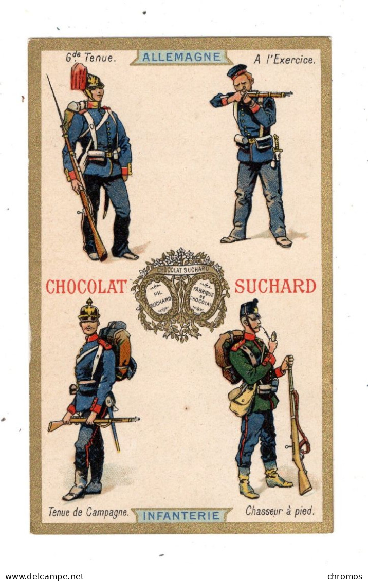 Chromo Chocolat Suchard S 44 / A, Militaire, Infanterie Allemagne - Suchard