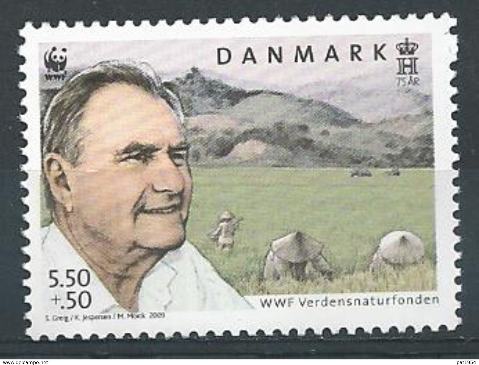 Danemark 2009  N° 1526 WWF Avec Prince Henrik - Unused Stamps