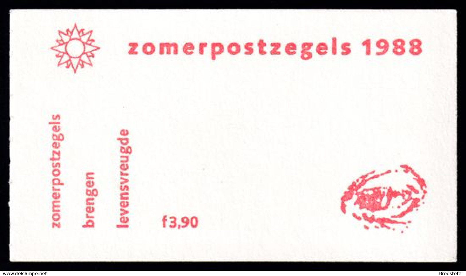 NIEDERLANDE - Markenheftchen , Booklet , Michel:  39   -   PB 38 - Carnets Et Roulettes