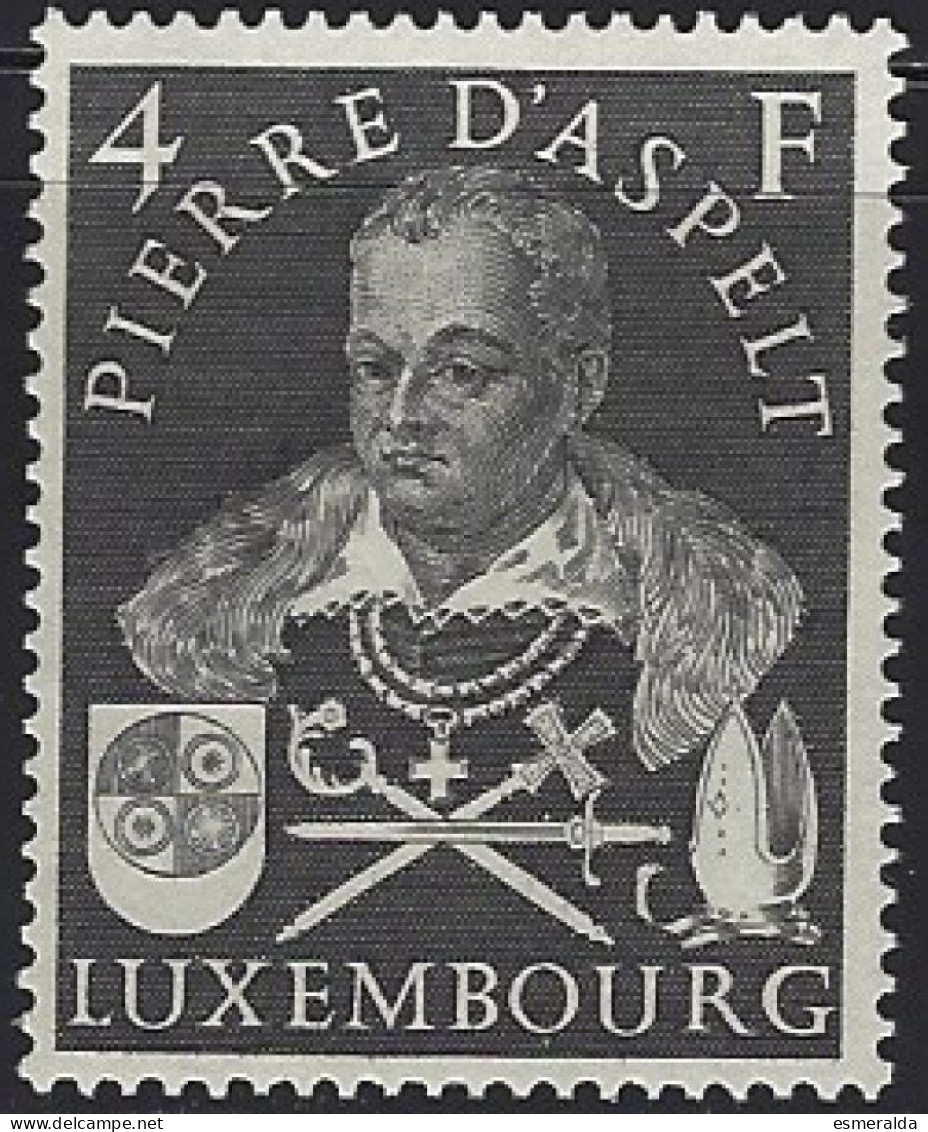 Luxembourg Yv 475,Pierre D'Aspelt **/mnh - Ongebruikt