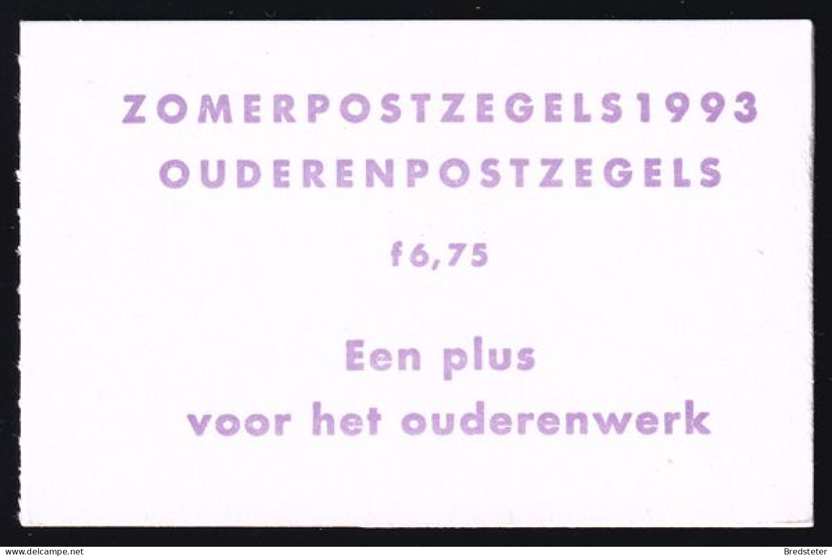 NIEDERLANDE - Markenheftchen , Booklet , Michel:  49   -   PB 48 - Carnets Et Roulettes