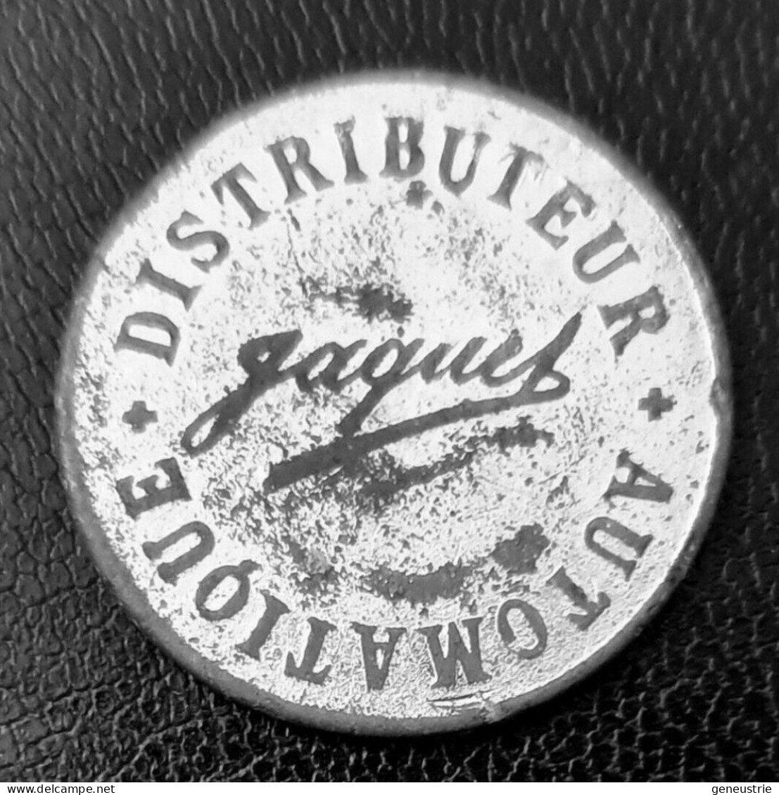 Jeton De Lavoir "Lavoir De Paris 1905 / Distributeur Automatique Jaquet" Jeton De Nécessité - Monetary / Of Necessity