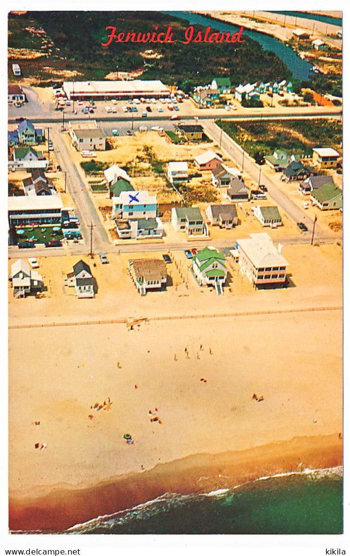 CPSM 9 X 14 Etats Unis USA (117) Delaware Relaxing At FENWICK ISLAND. Showing The Beautiful Beach, Fine Cottages * - Sonstige & Ohne Zuordnung