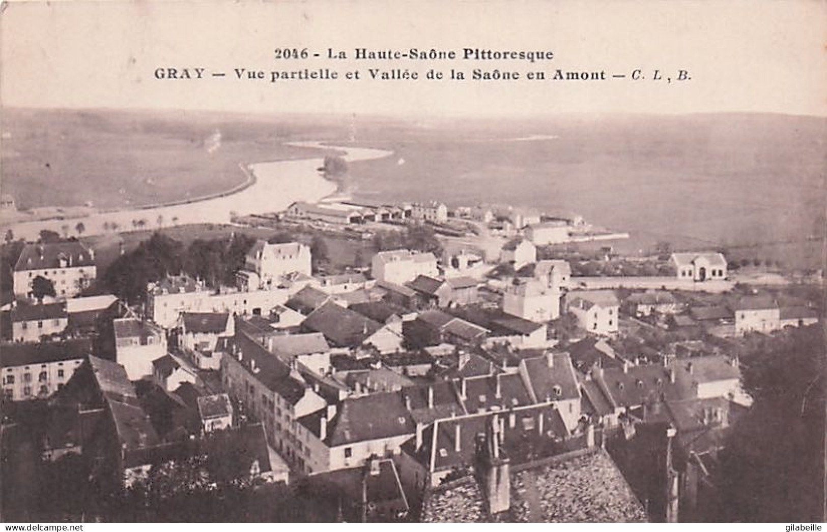 70 - GRAY - Vue Partielle Et Vallée De La Saone - 1915 - Gray