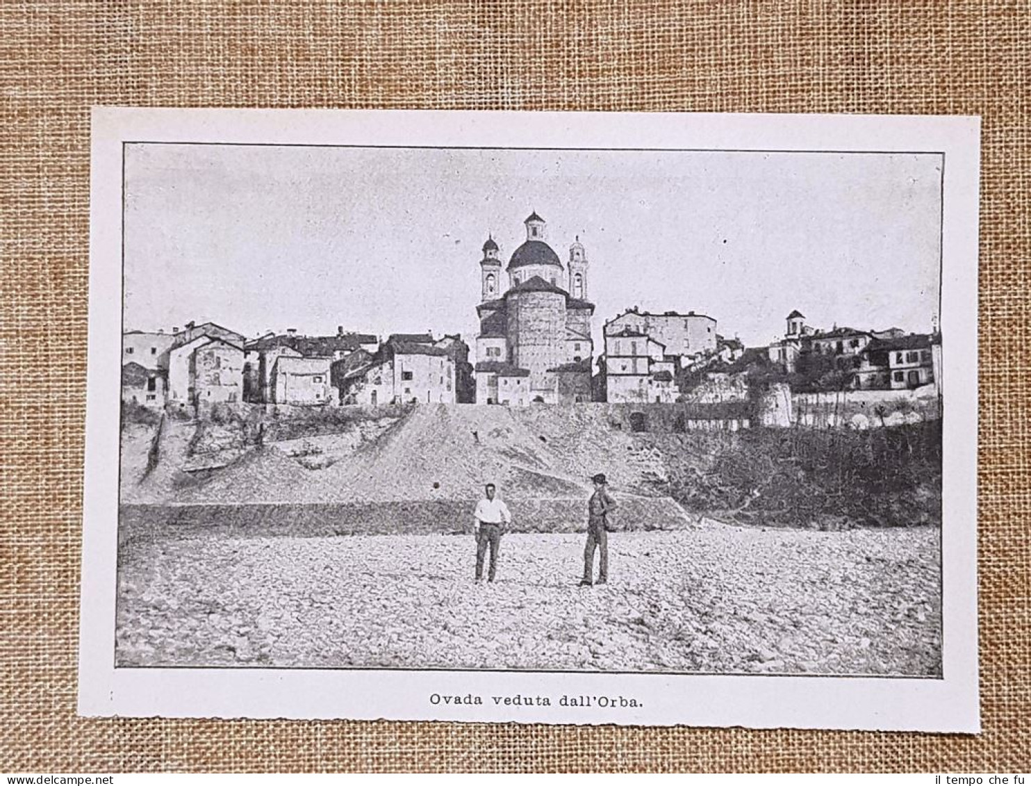 Ovada Nel 1896 Veduta Dall'Orba Alessandria Piemonte - Avant 1900