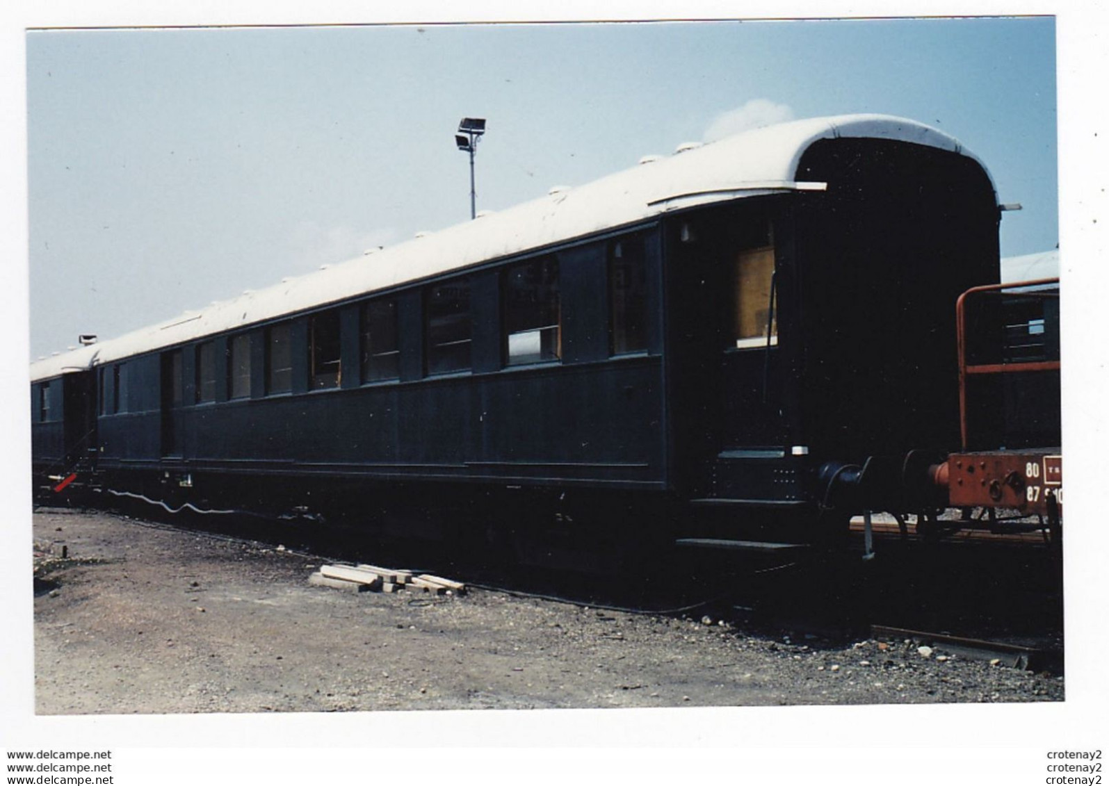 PHOTO Originale TRAINS Wagon Ou Voiture De Service Non Datée - Eisenbahnen