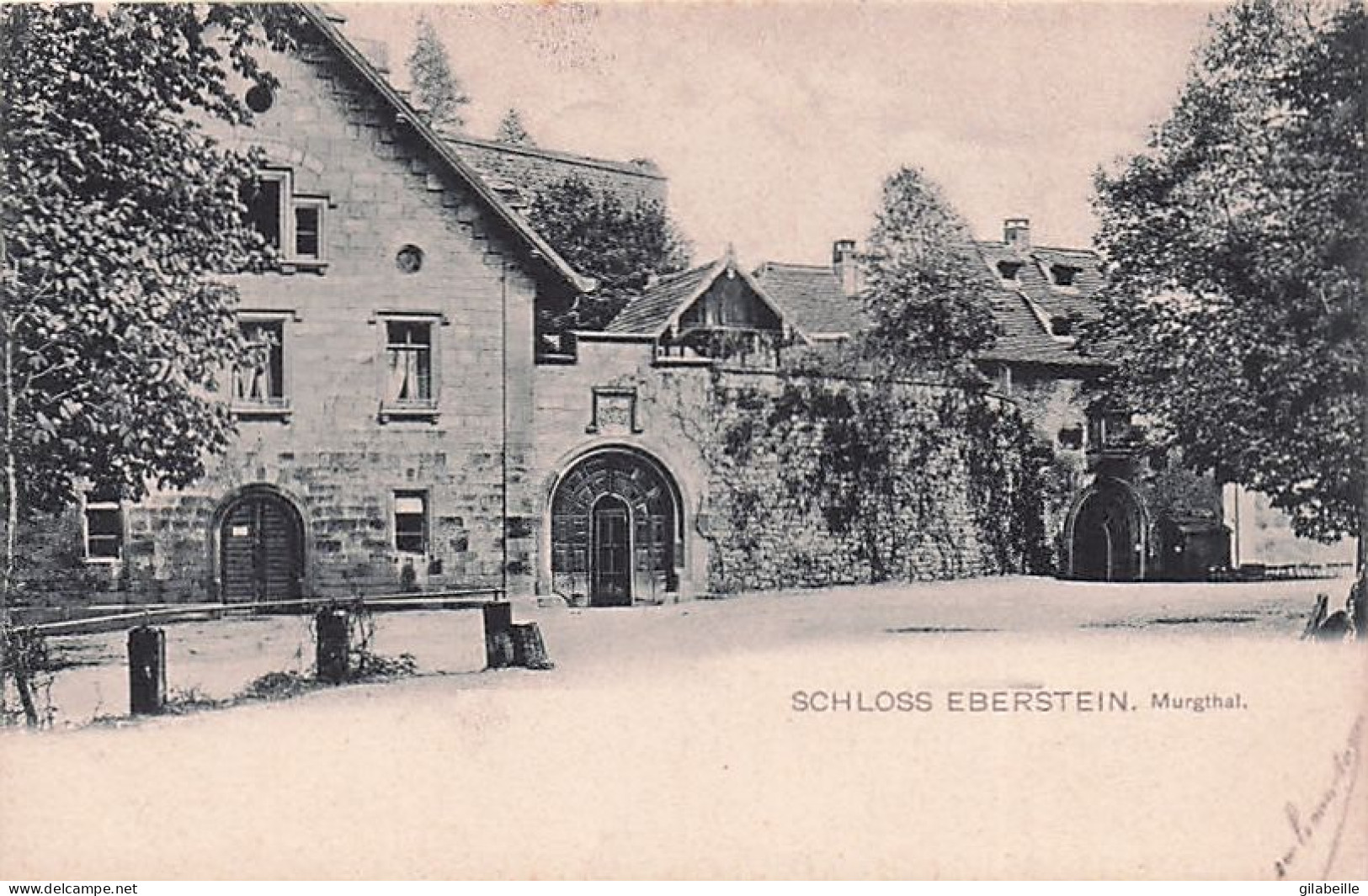 Guersbach - SCHLOSS EBERSTEIN - Murgthal - 1903 - Gernsbach