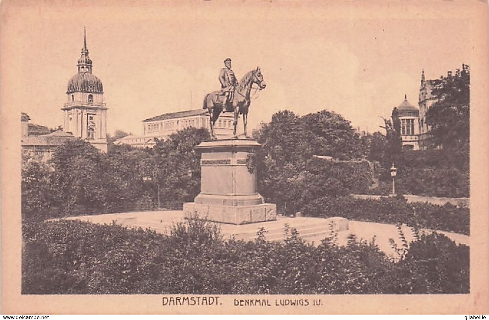 DARMSTADT - Denkmal Ludwig IV - Darmstadt