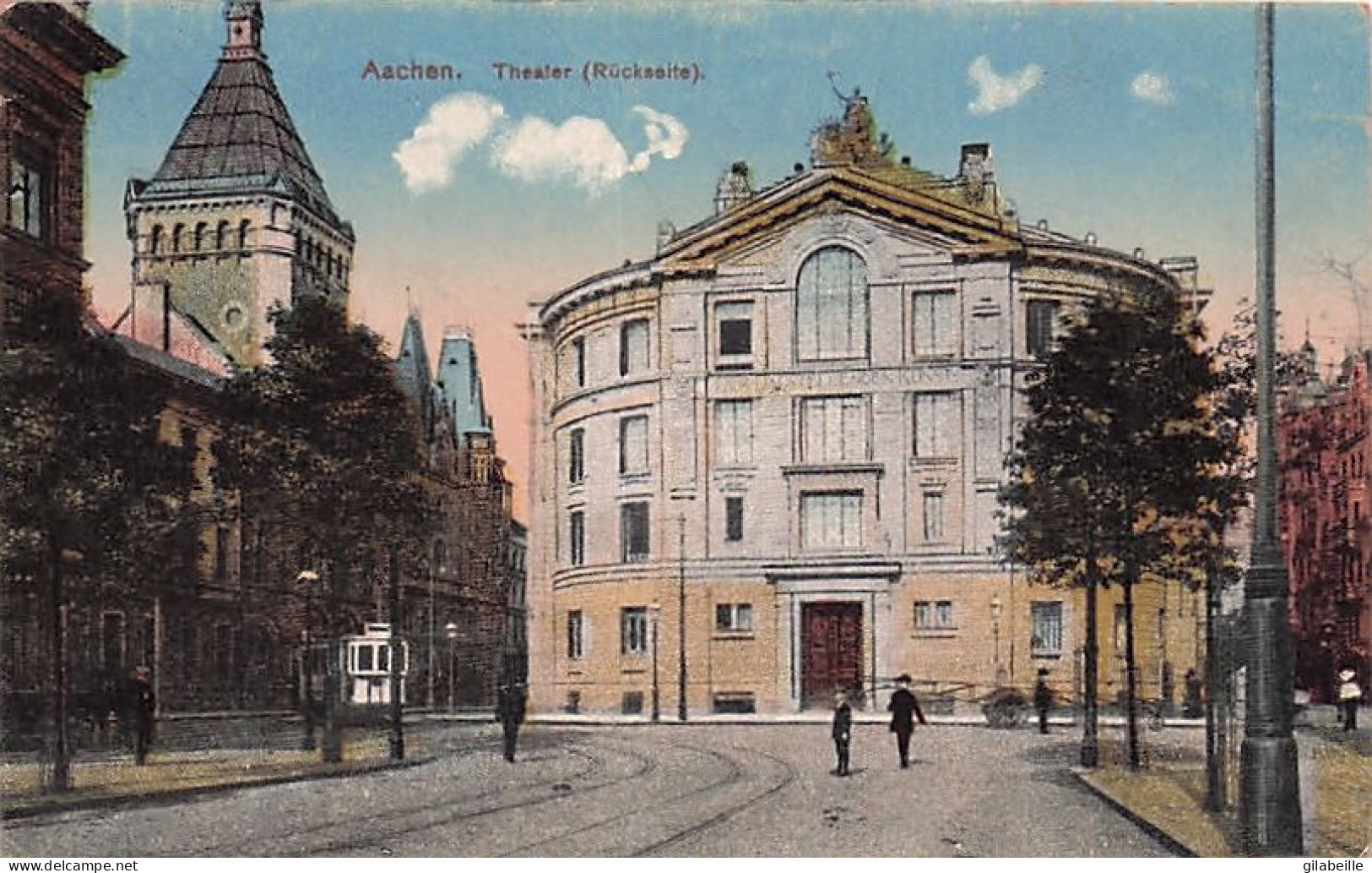 AACHEN - Theater ( Ruckseite ) 1919 - Aachen
