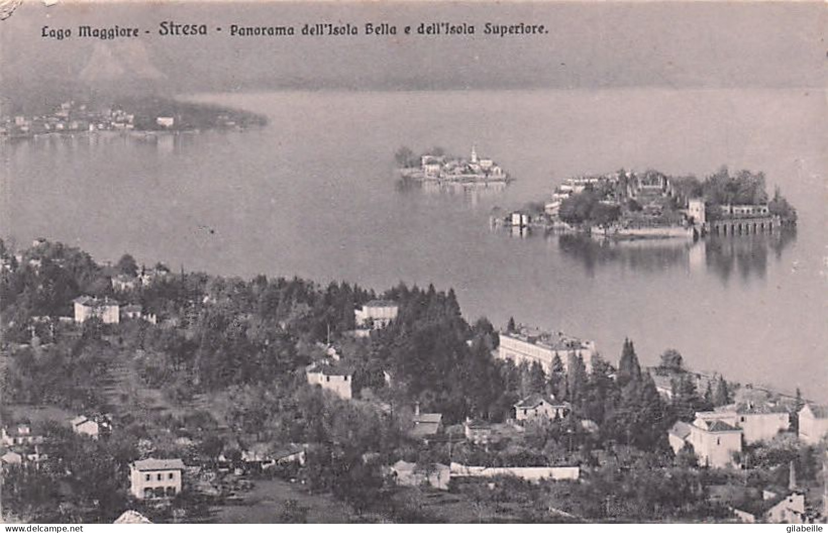 Lago Maggiore - Isola Bella - Panorama Dell'isola Bella E Dell'isola Superiore - Verbania