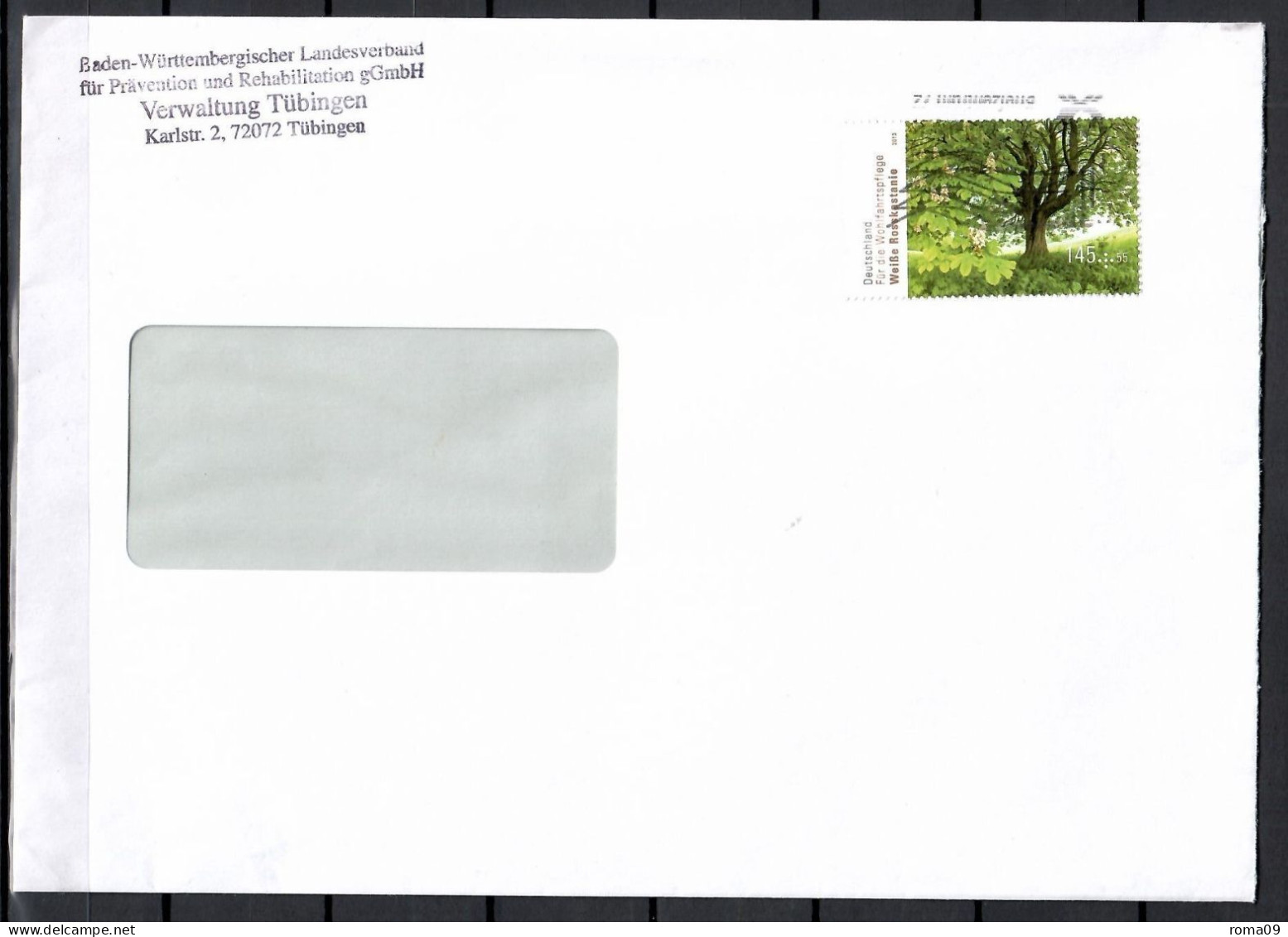 MiNr. 2982; Wohlfahrt: Blühende Bäume, Auf Portoger. Brief Von BZ 72; C-82 - Cartas & Documentos