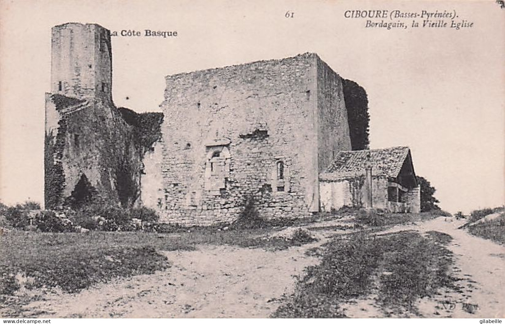 64 - CIBOURE - Bordagain - La Vieille église - Ciboure