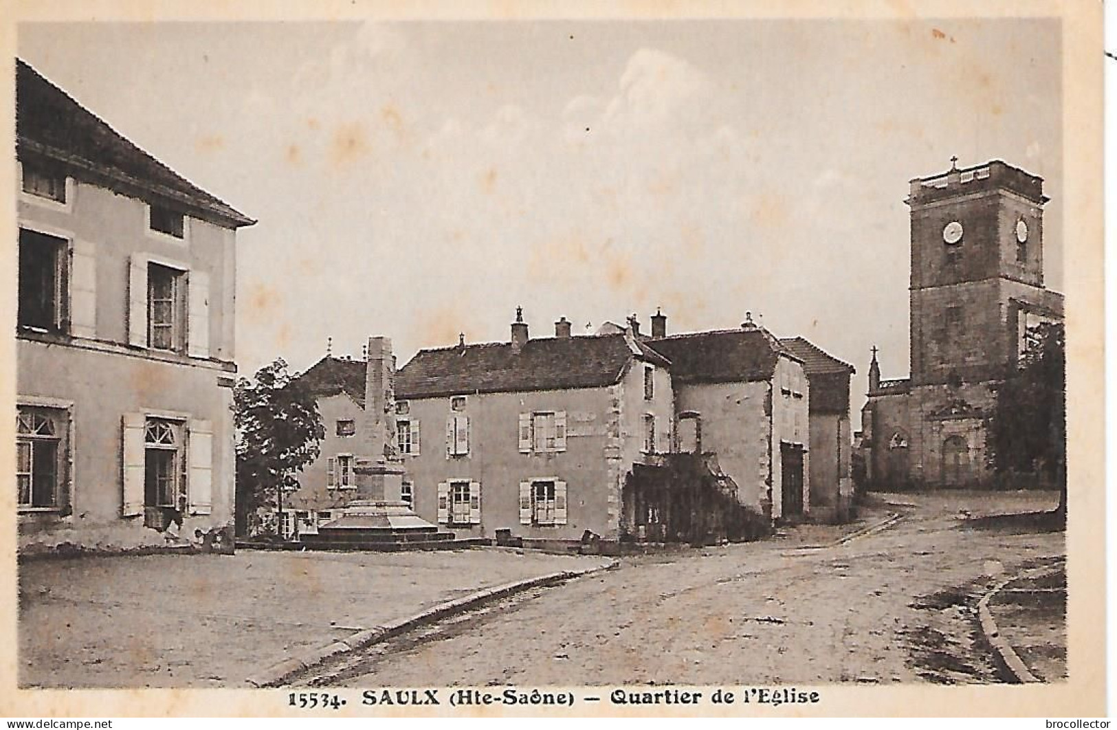 SAULX ( 70 ) - Quartier De L'Eglise - Saulx