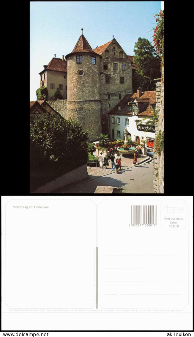 Ansichtskarte Meersburg Stadtteilansicht, Apotheke 1990 - Meersburg