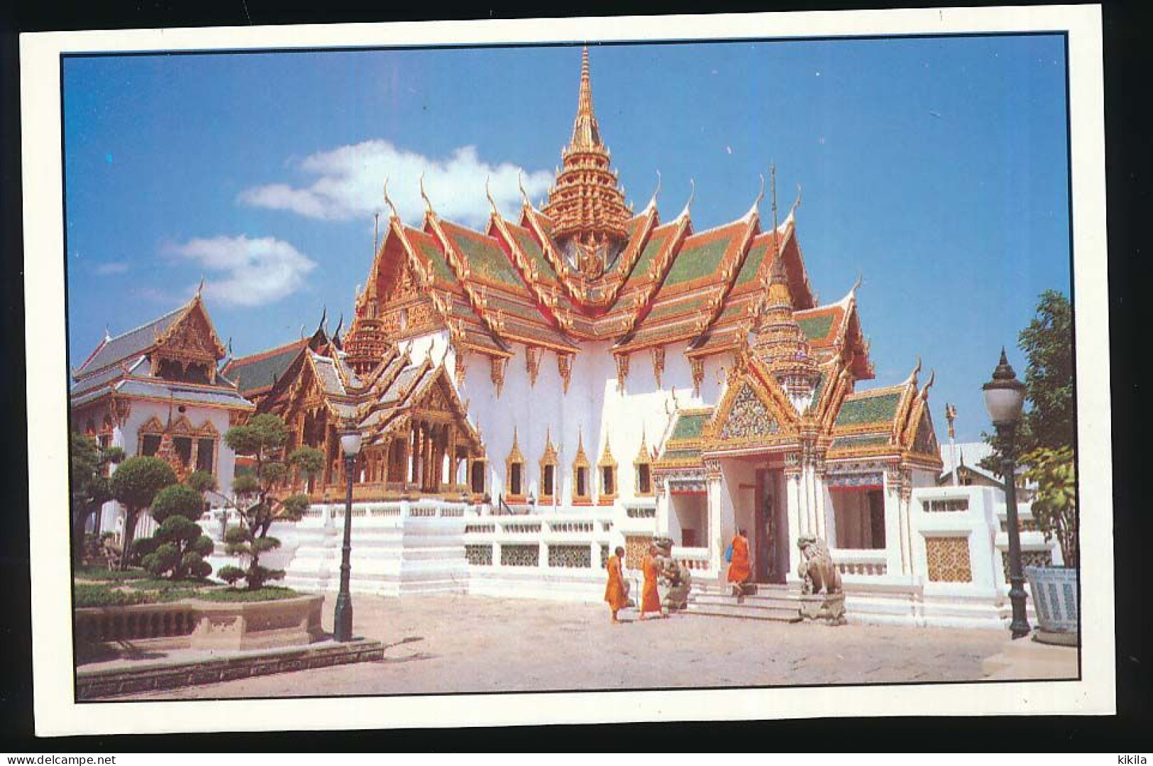 CPSM 10.5 X 15 Thaïlande (142)  BANGKOK Grand Palace Emerald Buddha Temple Scan Recto Verso - Thaïland
