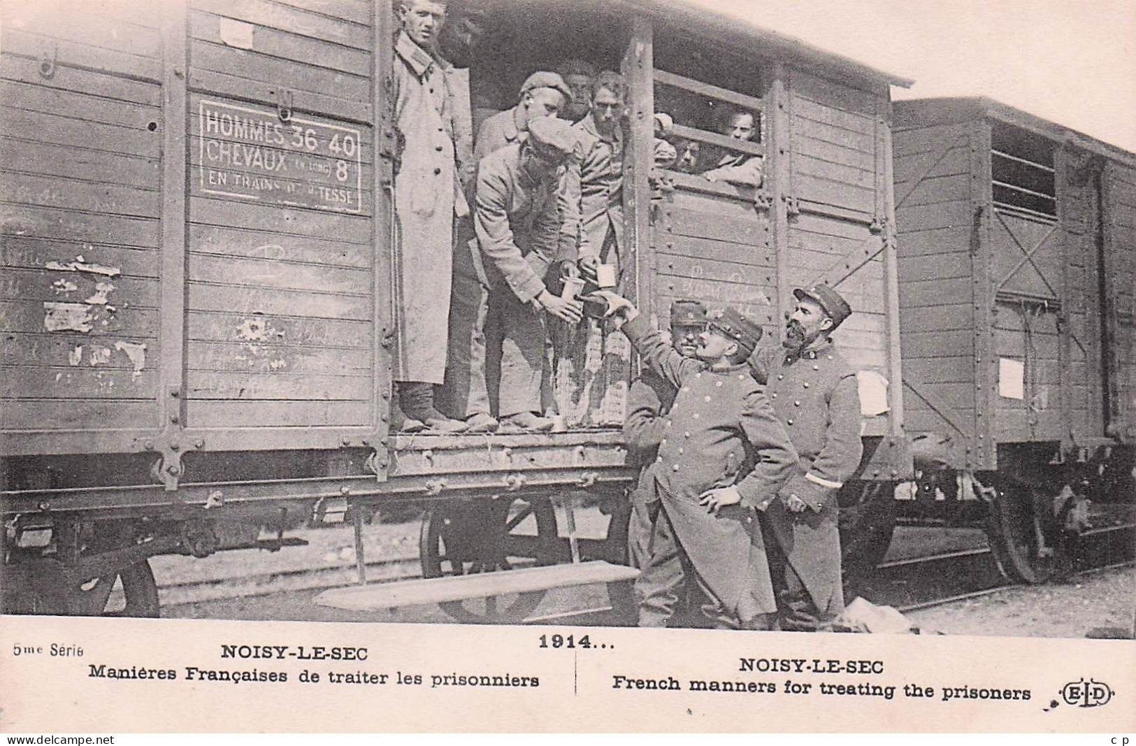 Noisy Le Sec  - Gare -  Train - Prisonniers - CPA °J - Noisy Le Sec