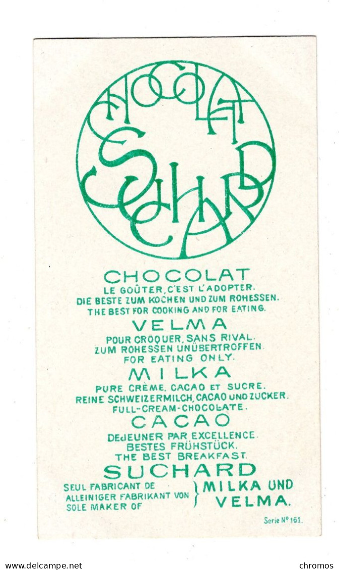 Chromo Chocolat Suchard S 161 / 5,  France, Paris, Pigéons, Serie Animaux En Différents Pays - Suchard