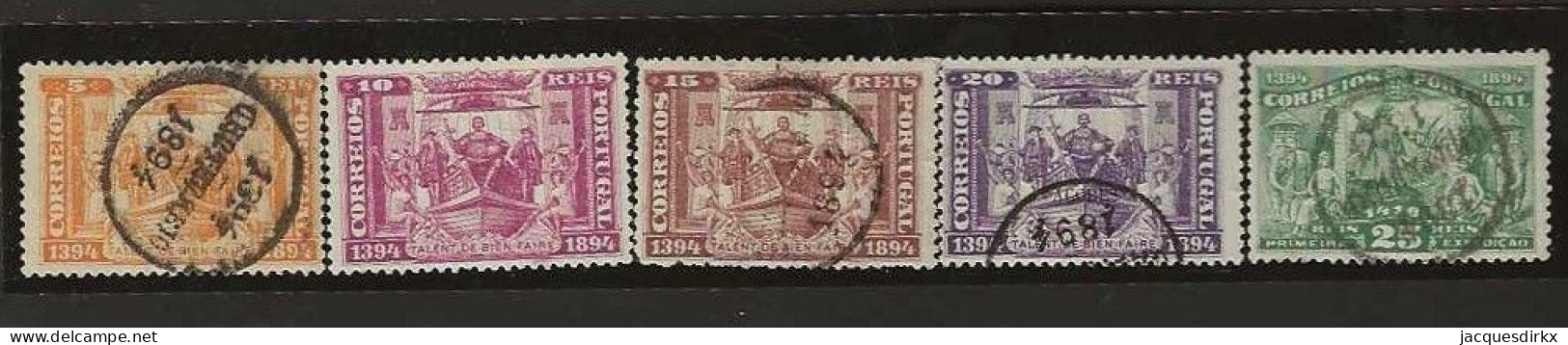 Portugal     .  Y&T      .    96/100       .   O  (97: (*) )    .     Cancelled - Used Stamps