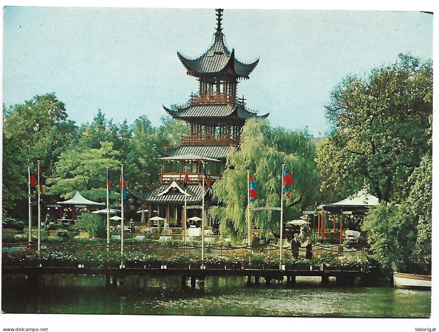 TIVOLI. DET KINESISKE TARN / THE CHINESE TOWER IN TIVOLI.-  KOBENHAVN - COPENHAGEN.- ( DINAMARCA ) - Dänemark