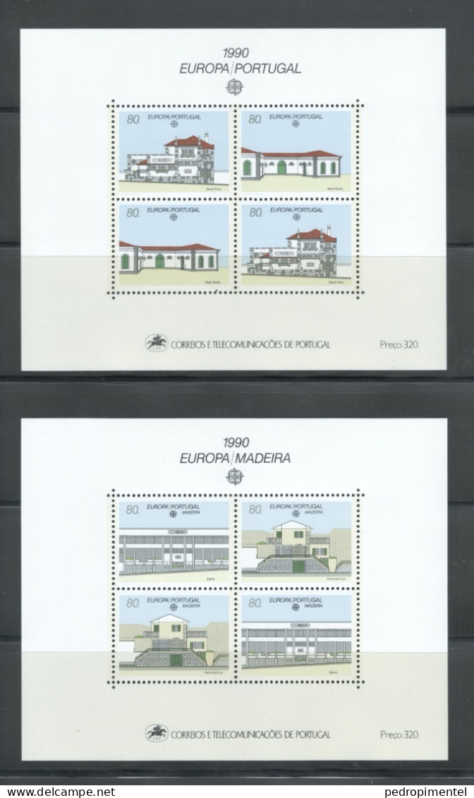 Portugal Madeira 1990 "Europa CEPT Architecture" Condition MNH Minisheets # - Ongebruikt