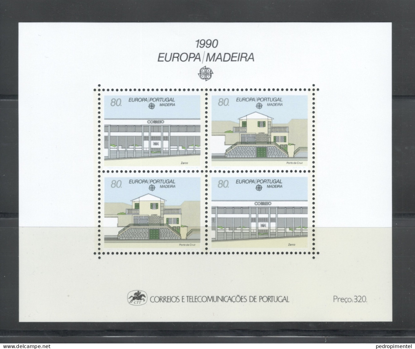 Portugal Madeira 1990 "Europa CEPT Architecture" Condition MNH Minisheets # - Nuevos