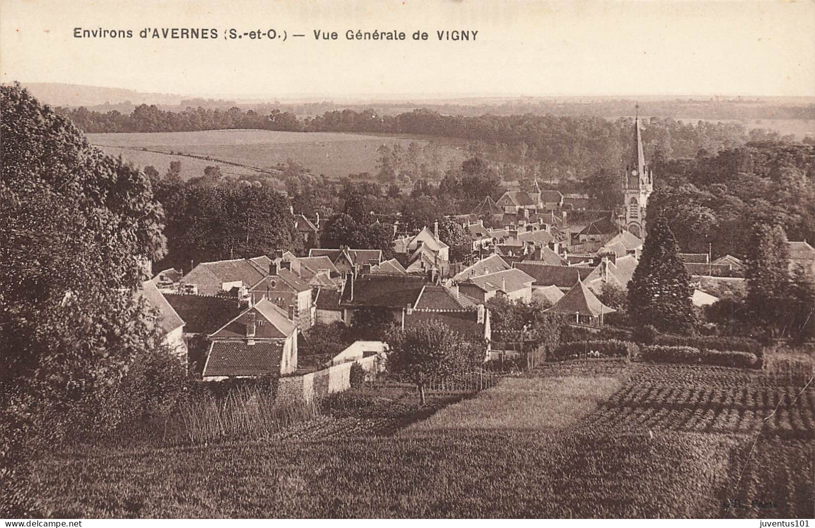 CPA Environs D'Avernes-Vue Générale De Vigny       L2895 - Vigny