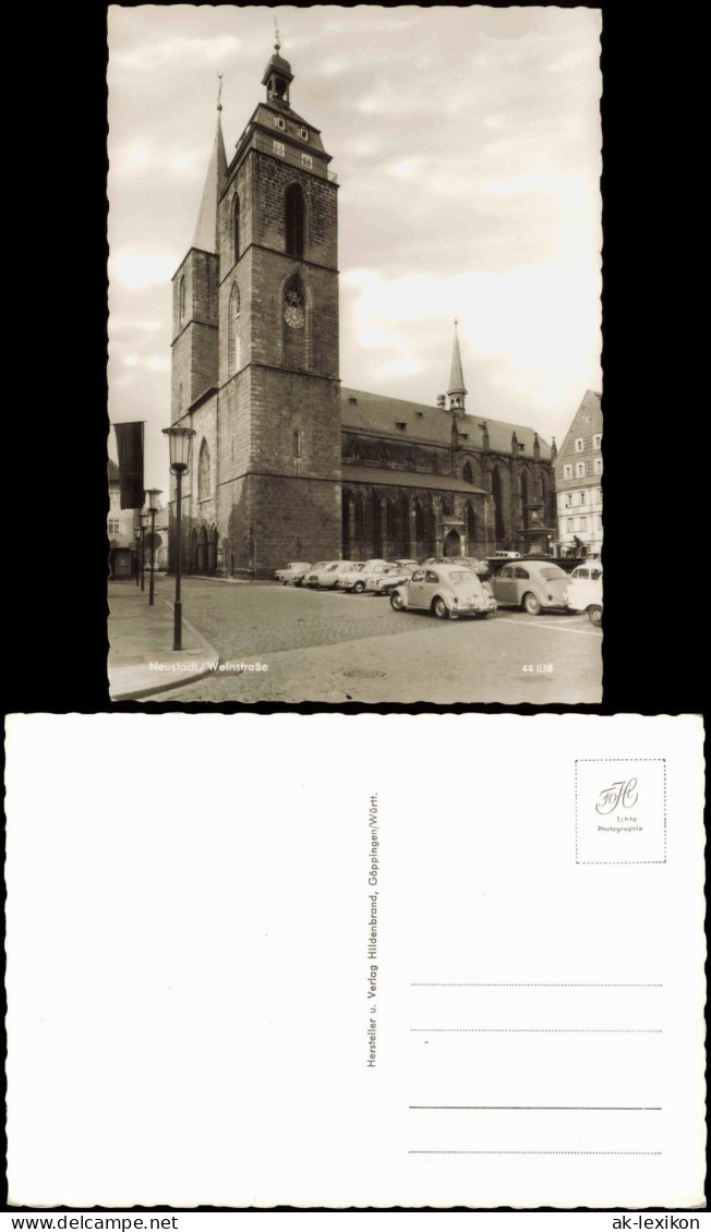 Neustadt An Der Weinstraße Neustadt An Der Haardt VW Käfer Auto, Kirche 1961 - Neustadt (Weinstr.)