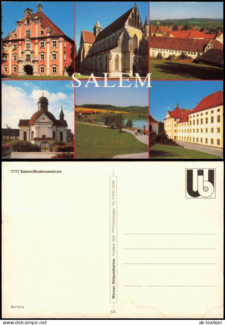 Ansichtskarte Salem Mehrbildkarte Mit Diversen Ansichten 1990 - Salem