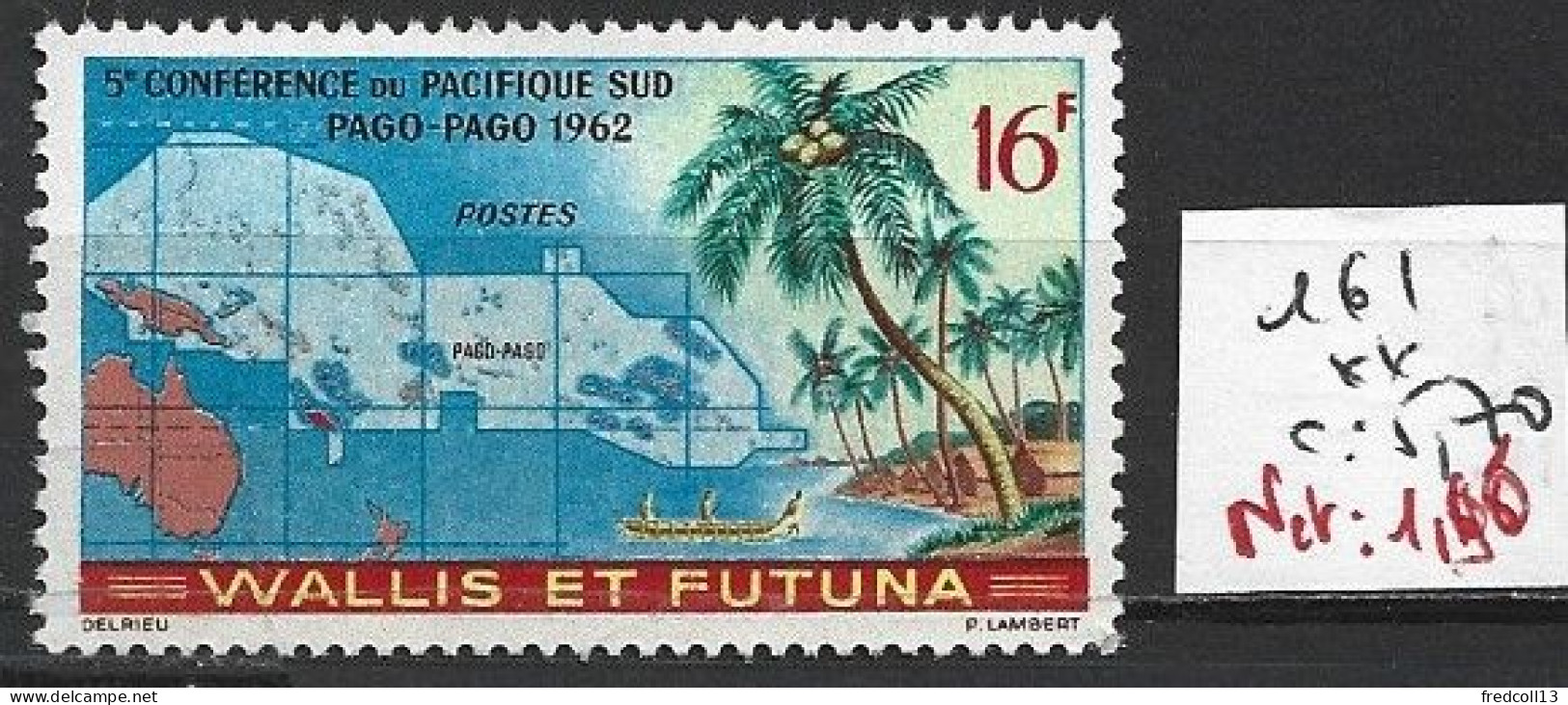 WALLIS ET FUTUNA 161 ** Côte 5.70 € - Nuevos