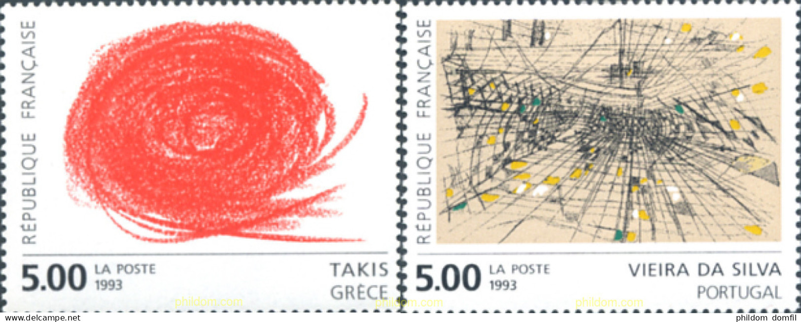 124198 MNH FRANCIA 1993 ARTE CONTEMPORANEO - Other & Unclassified