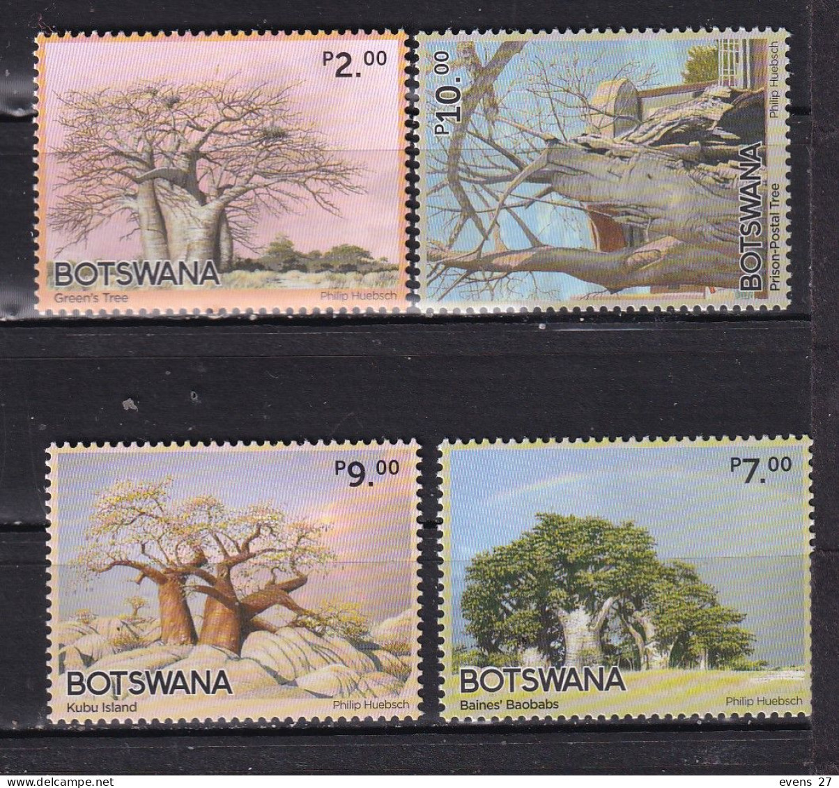 BOTSWANA-2022- TREES-MNH. - Árboles