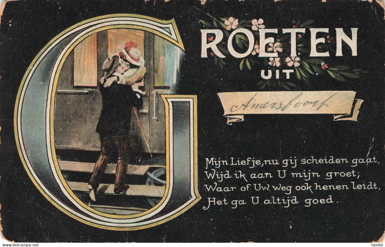 Amersfoort Groeten Uit Fantasiekaart Oud 1916 C3126 - Amersfoort