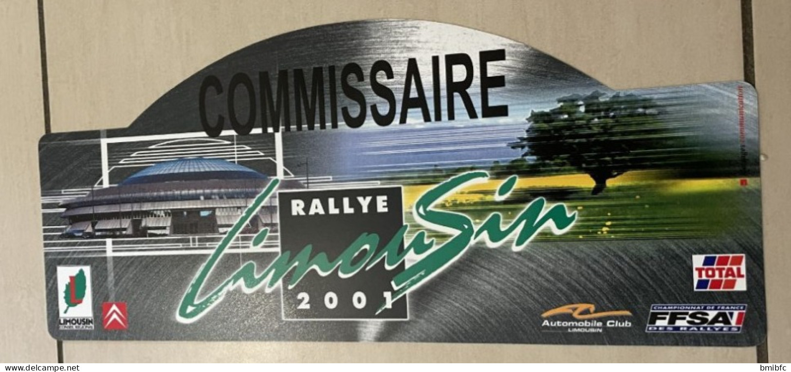 RALLYE LIMOUSIN 2001 - Rallye (Rally) Plates