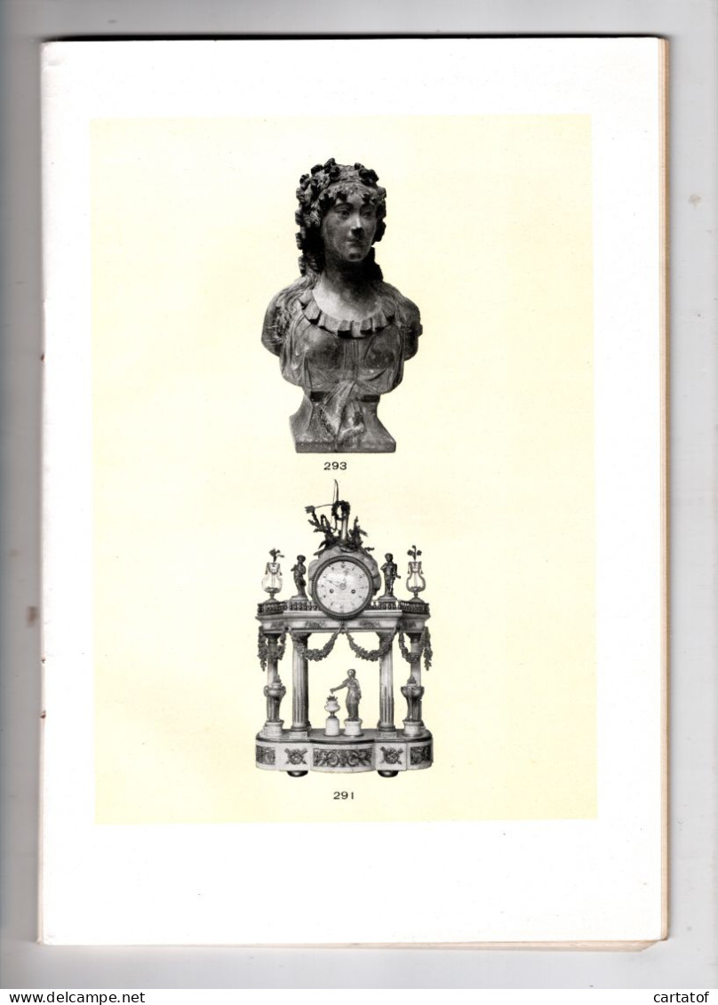 VENTE DROUOT Succession Madame BRASSEUR De LILLE . Livres D'Art, Faïences, Porcelaines, Pendule … - Collections