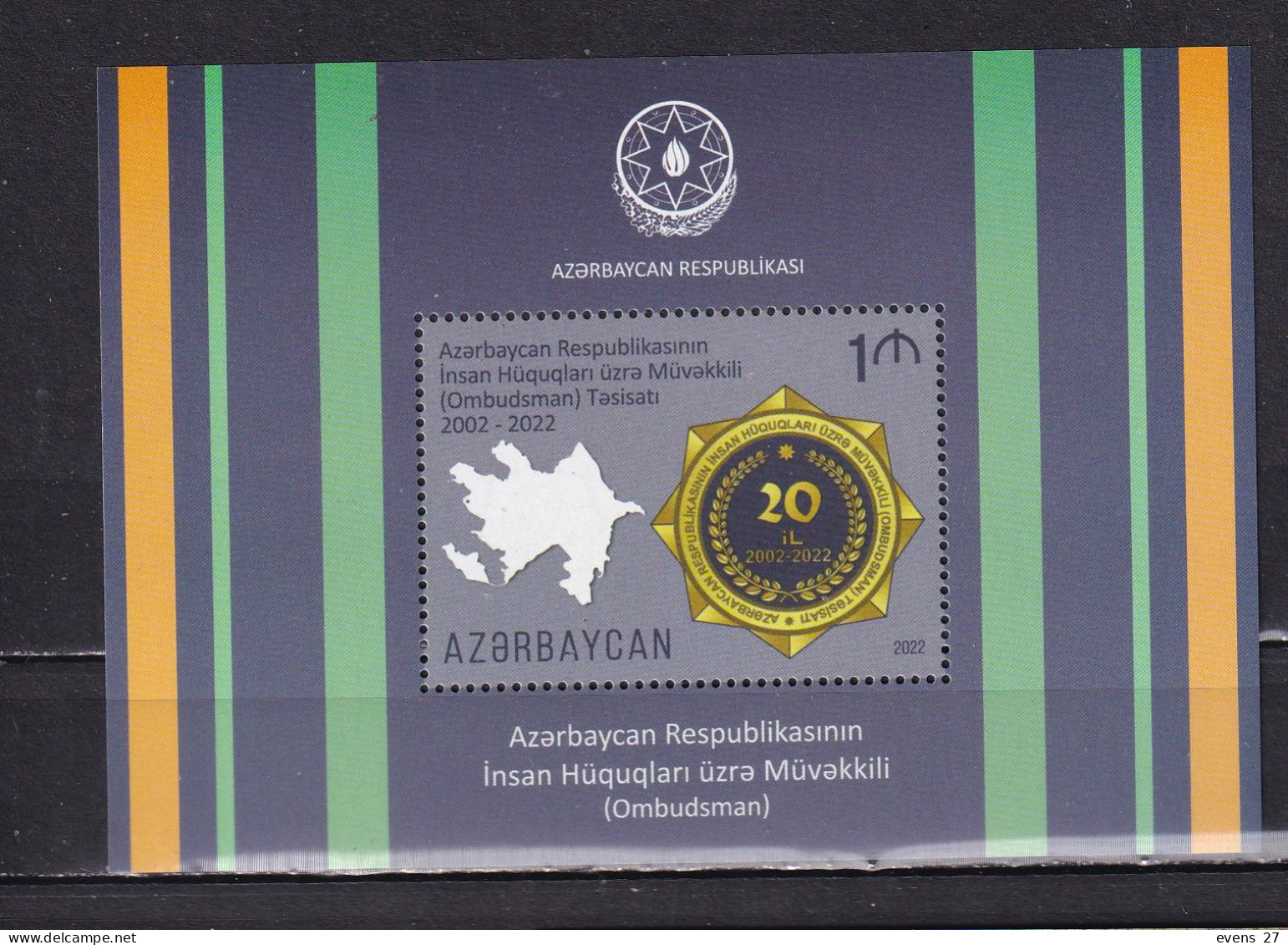 AZERBAIJAN-2022-HUMAN RIGHT-MNH. - Azerbaïjan