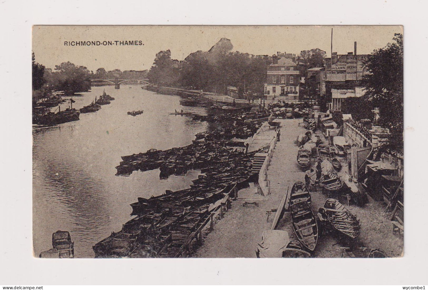ENGLAND - Richmond On Thames Unused Vintage Postcard - London Suburbs