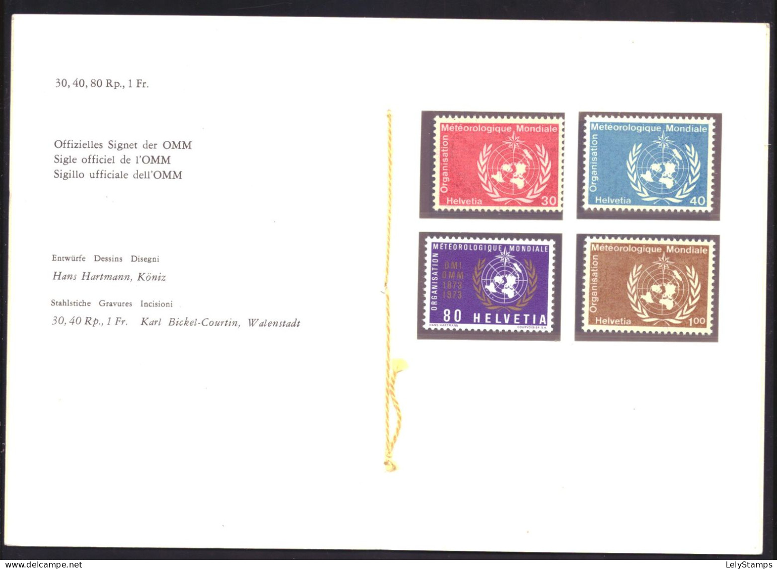 Swiss / Zwitserland / Helvetia / Schweiz PTT Carnet Booklet Dienst 10 T/m 13 MNH ** (1973) - Booklets