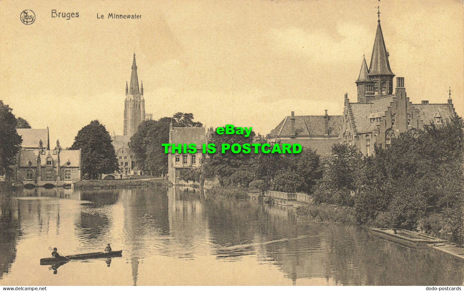 R618718 Nels. Bruges. Le Minnewater. Ern. Thill. Bruxelles. Serie 12 No. 17 - Welt
