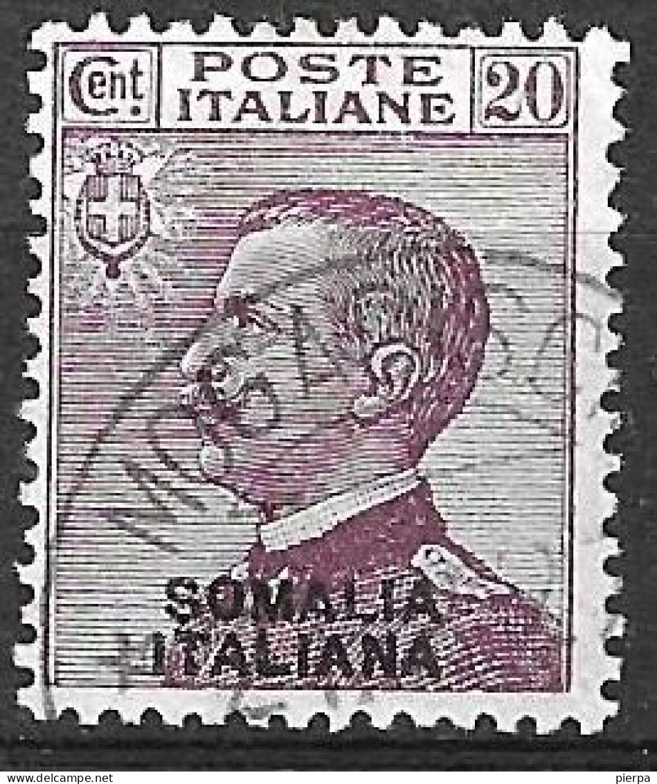 SOMALIA - 1926 - MICHETTI C. 20 - USATO (YVERT 92 - MICHEL 96 - SS 95) - Somalia