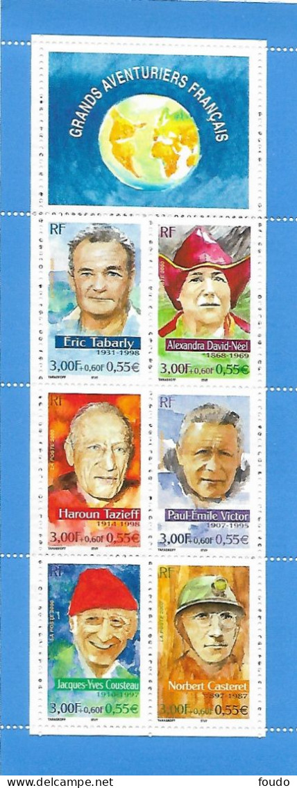 FRANCE NEUF 2000 Carnet Personnages Celebre Bc 3348 ** - People