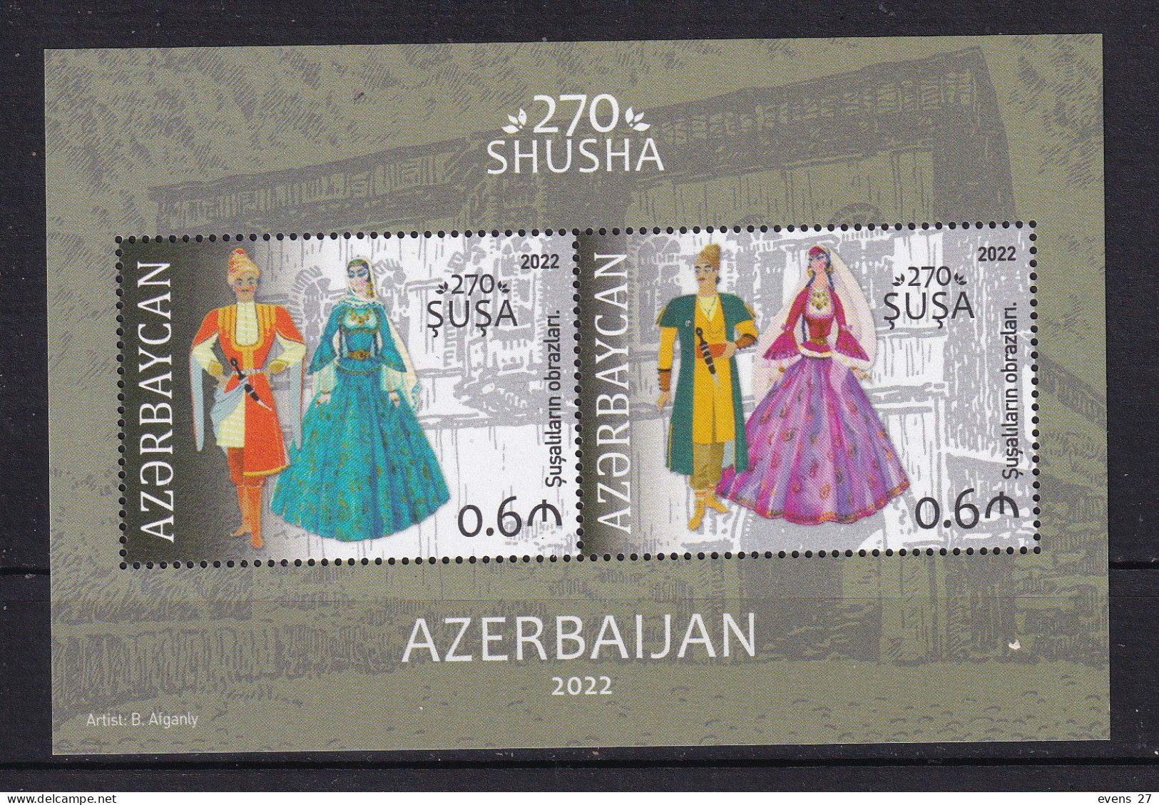 AZERBAIJAN-2022- SHUSHA PEOPLE-MNH. - Azerbaïjan