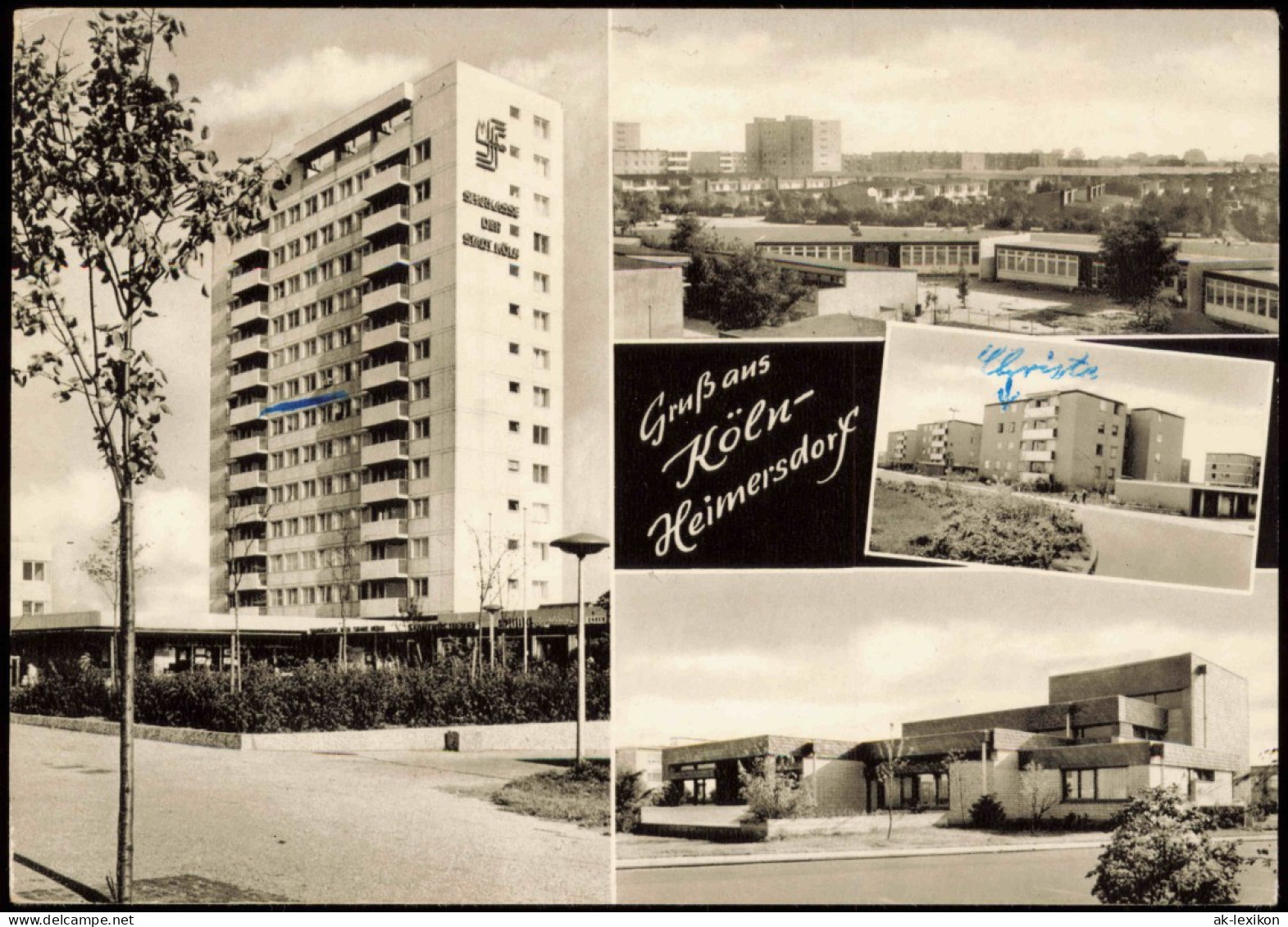 Ansichtskarte Heimersdorf-Köln Mehrbild Neubausiedlung 1976 - Koeln