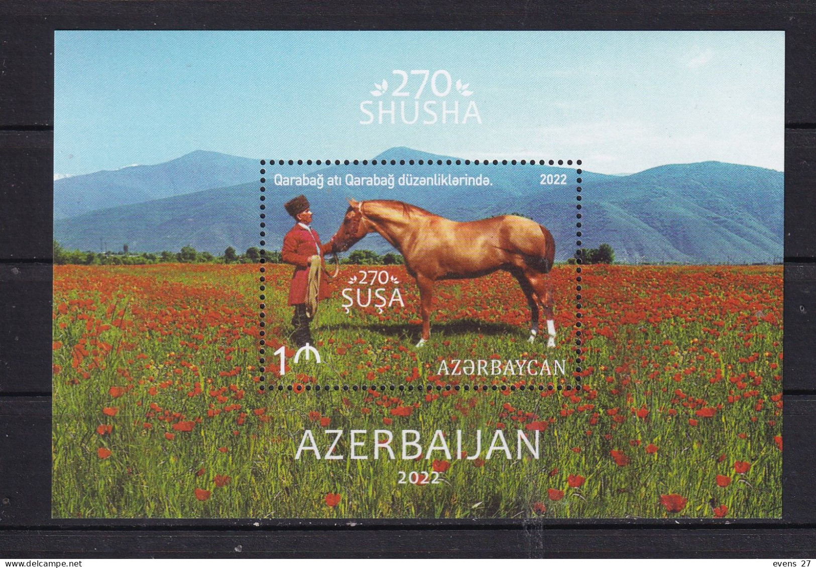 AZERBAIJAN-2022-  KARABAGH HORSE-MNH. - Azerbaijan
