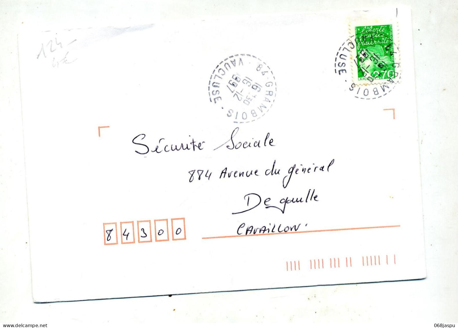Lettre Cachet Grambois - Manual Postmarks